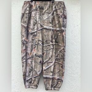 Named Collective Forbidden Sweatpants tree camo & pink ribbon lace corset sizeXL